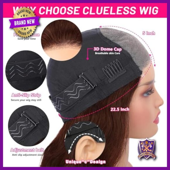 28 Inch Human Hair Glueless Lace Front Wig 220% Density Pre Plucked main image 5